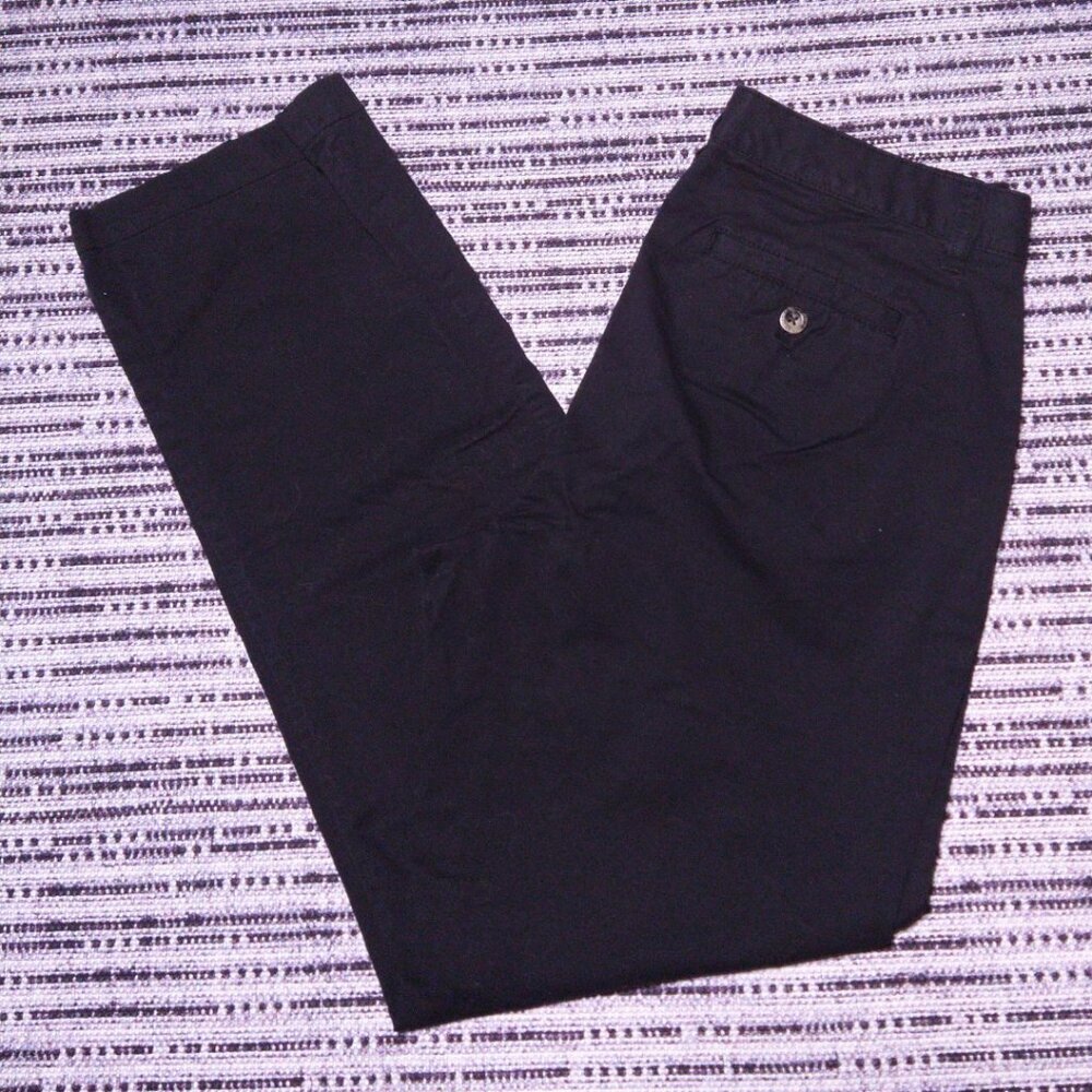 Laura Scott Black Khaki Pants